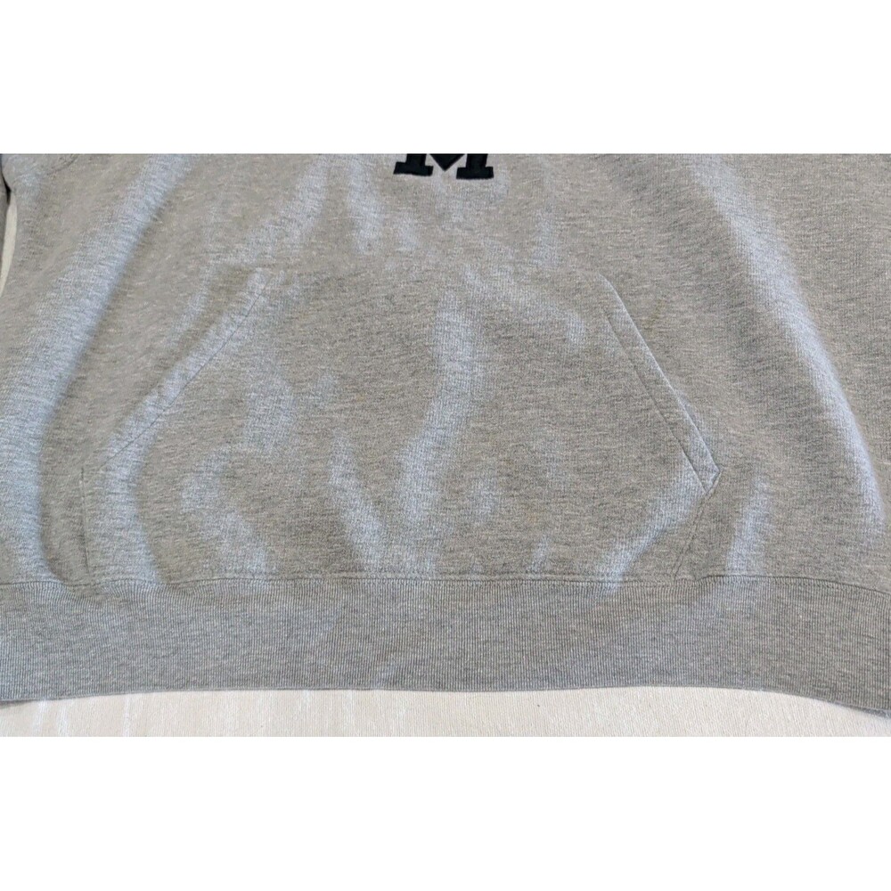 University of Michigan Wolverines Gray Pullover Hoodie Adult Size Large NCAA - Picture 3 of 9